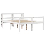 vidaXL Lit pour personne âgée et tête de lit 120x190cm bois pin massif