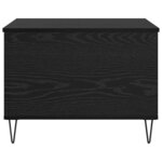 vidaXL Table basse Chêne noir 60 x 44 5 x 45 cm Bois d'ingénierie