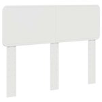 vidaXL Tête de lit Blanc Brillant 120 cm Bois d'ingénierie