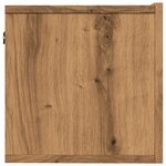 vidaXL Meubles TV muraux 2 Pièces chêne artisanal 100x30x30 cm