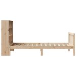 vidaXL Lit bibliothèque sans matelas 100x200 cm bois massif de pin