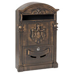Boîte aux lettres style rétro - classique  Residencia Maxi D-2152/B  Aluminium  Bromze
