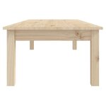 vidaXL Table basse 110x50x30 cm Bois massif de pin