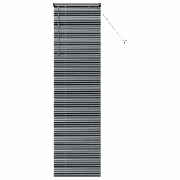 vidaXL Store de Fenêtre Gris foncé 80 x 130 cm Aluminium
