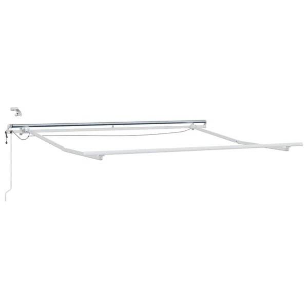 vidaXL Cadre d'auvent Blanc 3 x 2 5 m Aluminium