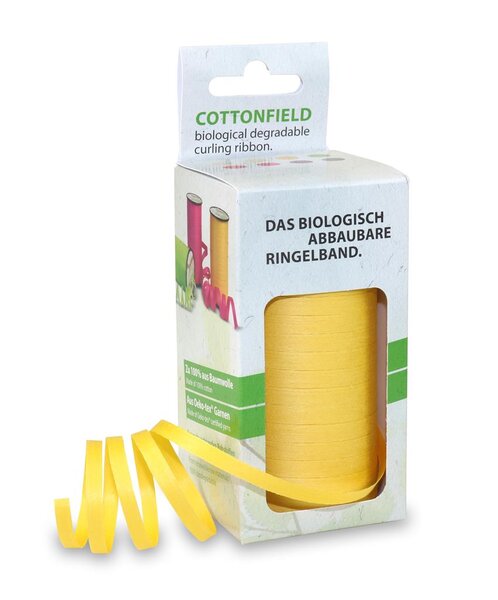Bolduc de coton cottonfield 100-m-bobine 5 mm jaune