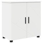 vidaXL Cabinet de salle de bain avec stockage Blanc 61 x 35 x 64 cm
