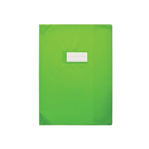 Protège-cahier PVC 150 Strong Line 24x32 cm opaque vert OXFORD