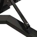 vidaXL Chasse-neige pour chariot élévateur 200x48 cm Noir