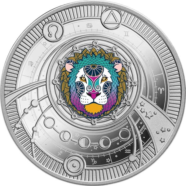 Pièce de monnaie en Argent 500 Francs g 10 Millésime 2025 Zodiac Signs 2025 LEO