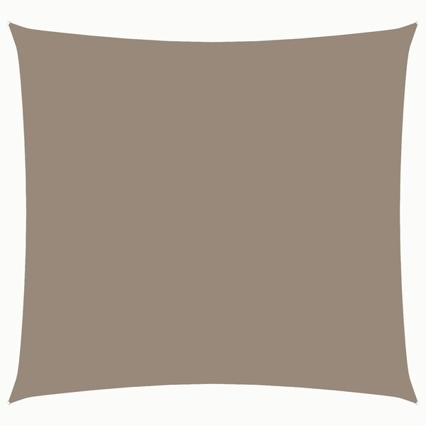 vidaXL Voile de parasol tissu oxford carré 7x7 m taupe