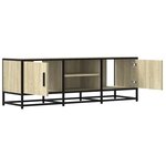 vidaXL Meuble TV chêne sonoma 120x35x41 cm bois d'ingénierie et métal