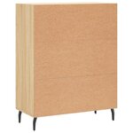 vidaXL Buffet chêne sonoma 69 5x34x90 cm bois d'ingénierie