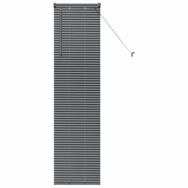 vidaXL Store de Fenêtre Gris foncé 80 x 130 cm Aluminium