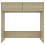 vidaXL Bureau Chêne Sonoma 80x40x75 cm Aggloméré