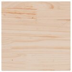 vidaXL Dessus de table 40x40x1 7 cm carré bois de pin massif