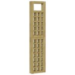 Écran de confidentialité extérieur vidaXL 4 panneaux Bois traité Pin
