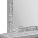 vidaXL Coiffeuse Sonoma gris 50 x 41 x 140 cm Bois d'ingénierie