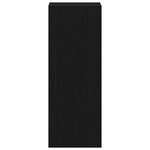 vidaXL Bibliothèque empilable chêne noir 30x30x80 cm bois d'ingénierie
