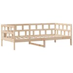 vidaXL Lit de jour avec tiroirs sans matelas 90x200 cm bois massif