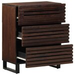 vidaXL Buffet marron 60x34x75 cm bois massif de manguier