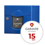 Boîte aux lettres soléa 1 porte bleu 5010 finition brillante