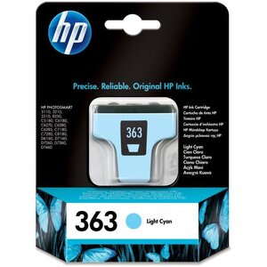 Hp cartouche d'encre 363 original - cyan clair