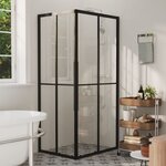 vidaXL Cabine de douche ESG 90x70x180 cm