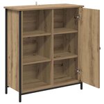 vidaXL Buffet Chêne artisanal 70 x 30 x 80 cm Bois d'ingénierie