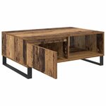 vidaXL Table basse Bois Ancien 90 x 60 x 35 cm Bois d'ingénierie