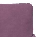 vidaXL Canapés avec coussin Pourpre 60 x 56 x 80 cm Contreplaqué