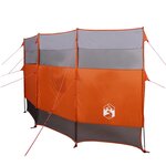 vidaXL Brise-vent de camping orange 366x152x152 cm imperméable