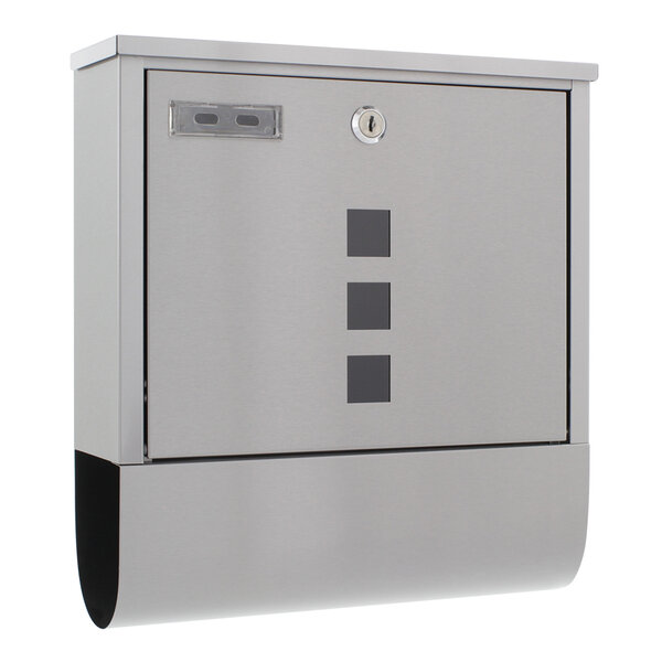 Profirst mail pm 750 boîte aux lettres en acier inoxydable