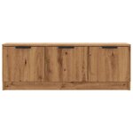 vidaXL Meuble TV chêne artisanal 102x35x36 5 cm bois d'ingénierie