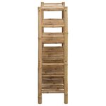 vidaXL Rack à chaussures avec étagère Naturel 68 x 28 x 96 cm Bambou