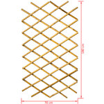 Nature Palissade de jardin 70 x 180 cm Bambou