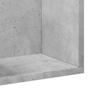 vidaXL Armoire murale gris béton 99x18x16 5 cm bois d'ingénierie