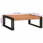 vidaXL Étagère de salle de bain avec étagère 65 x 50 x 23 cm