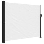 vidaXL Auvent latéral rétractable blanc 160x300 cm