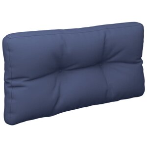 vidaXL Coussin de palette bleu marine 70x40x12 cm tissu oxford