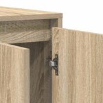 vidaXL Buffet Chêne sonoma 135 x 41 x 69 cm Bois d'ingénierie