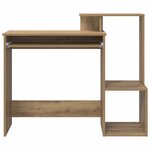 vidaXL Bureau Chêne artisanal 106 x 41 x 88.5 cm Bois d'ingénierie