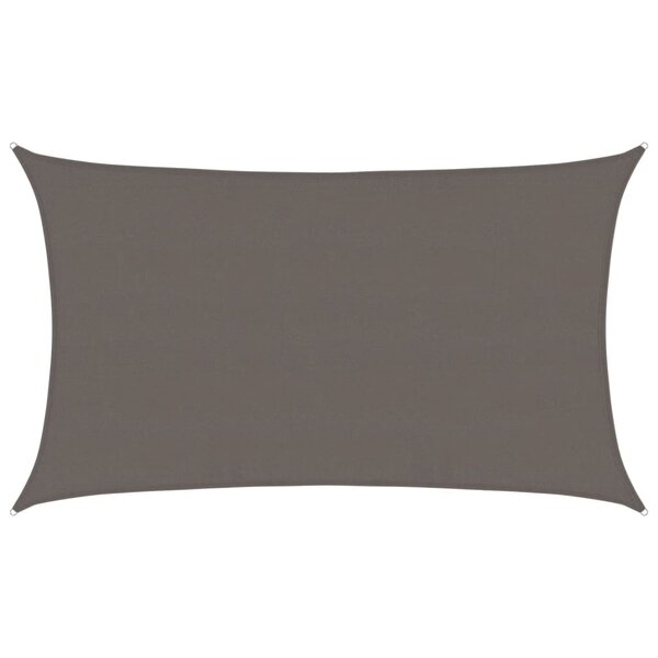 vidaXL Voile d'ombrage 160 g/m² Anthracite 5x8 m PEHD