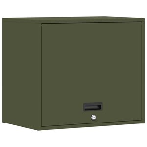 vidaXL Armoire murale pour garage Vert olive 60 x 40 x 53 cm
