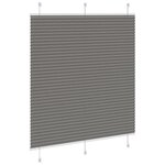 vidaXL Store plissé anthracite 120x150 cm largeur du tissu 119 4 cm