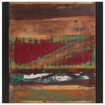 vidaXL Table à manger 70x70x75 cm Bois de récupération massif