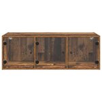 vidaXL Meuble mural Bois Ancien 102 x 37 x 35 cm Bois d'ingénierie