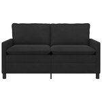 vidaXL Canapé Noir 156 x 81 x 87 5 cm Velours
