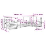 vidaXL Ensemble de canapés d'extérieur 7 pc Blanc et gris clair