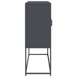 vidaXL Buffet anthracite 100 5x39x107 cm acier laminé à froid